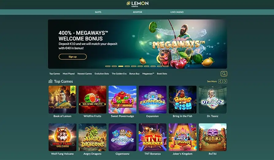 Lemon Casino Zrzut ekranu 2